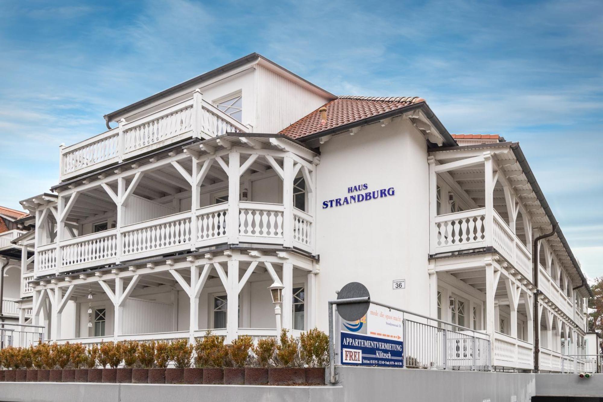 Fewo Auszeit Im Haus Strandburg Binz Bagian luar foto